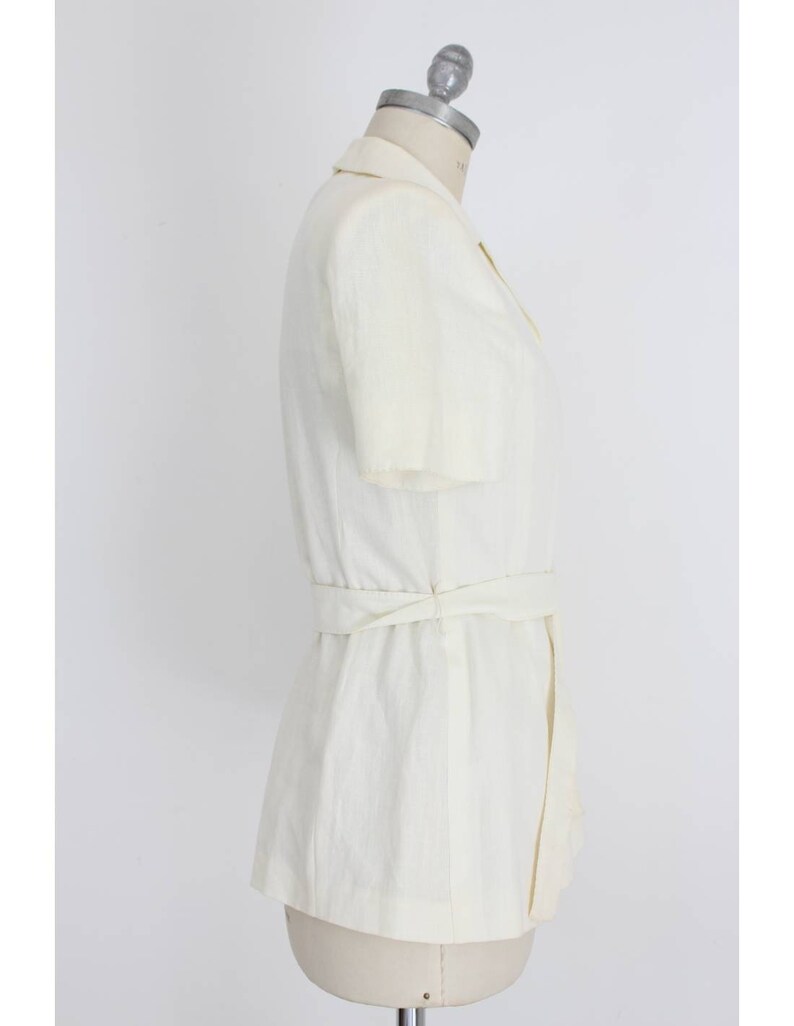 Max Mara Vintage Saharan Shirt Linen Beige