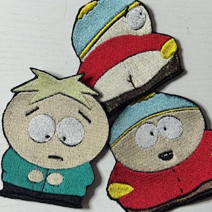 South Park Embroidered Iron-On Patch: TV Cartoon Applique