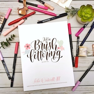 Intro to Brush Lettering DOWNLOADABLE Guide