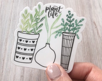 Plant Life Vinyl Sticker 3"