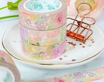 Watercolor Spring Time Floral Washi Tape