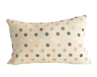 GP+J Baker Embroidered Dot 10"x16" Pillow (double-sided)