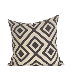 David Hicks La Fiorentina - Black 18&quot; square Pillow (double-sided)