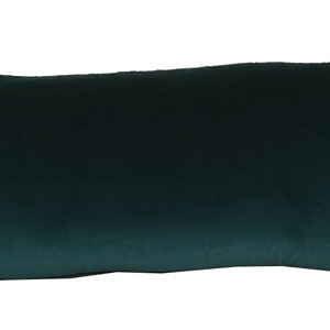 10&quot; x 22&quot; Lee Jofa Montage Velvet Teal Pillow (double sided)