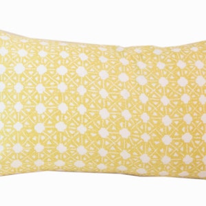 45cm x 61cm Maresca Textiles Seveille - Senf (Zitrone) Kissen (doppelseitig)