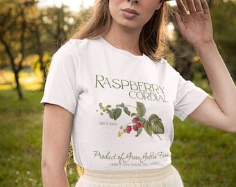 Raspberry Cordial Anne of Green Gables Tee Shirt Tshirt * Cottagecore Anne with an E * LM Montgomery Book Fandom Merch Bookish Book Lover