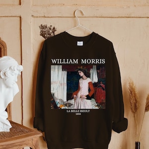 William Morris Tristan Isolde Light Dark Academia Classical Art History Artsy Aesthetic Sweatshirt Medievalcore Ren Faire Trendy