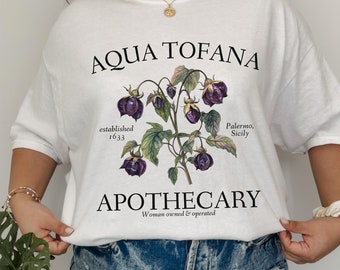 Aqua Tofana Apothecary * Comfort Colors Tee * Giulia Feminist Reproductive Rights Tshirt * Smash the Patriarchy My Body My Choice Pro Roe