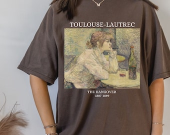 Henri de Toulouse-Lautrec Art Nouveau Post Impressionist French Painter Tee Shirt Tshirt * Boho Bohemian Art Lover Gift * The Hangover