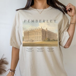 Maglietta Pemberley Orgoglio e pregiudizio * Letteratura Topo da biblioteca Regalo per amanti dei libri * Estetica accademica chiara e scura * Jane Austen Merch Fandom