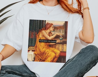 Aqua Tofana My Choice Comfort Colors Tee * Funny Poison the Patriarchy Girls will be Girls shirt * Giulia Tofana Feminist Icon Equal Rights