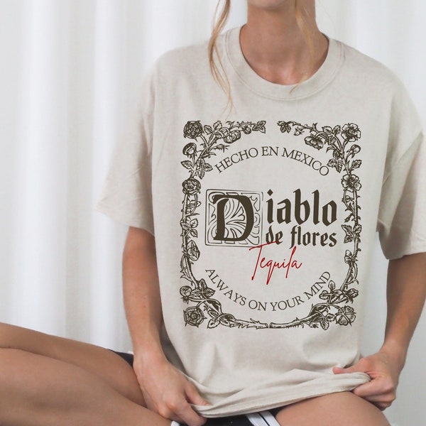 Practical Magic Witchy Tee Shirt Tshirt * Diablo de Flores * Tequila Dracula Cowboy * Midnight Margaritas Owens Sisters * Book Merch Fandom