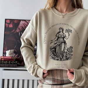 Demeter Autumn Harvest Goddess Poet Sweatshirt * Homer Illiad Greek ...