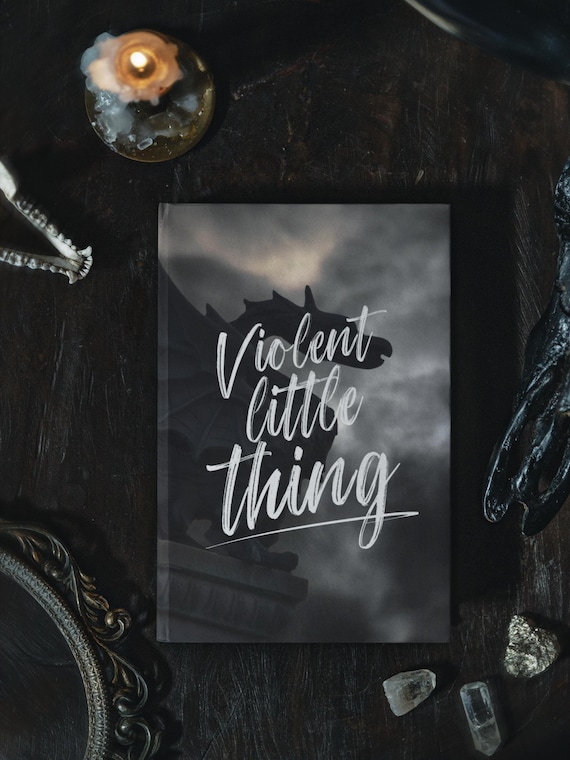 Fourth Wing Violent Little Thing Aesthetic Notebook * Violet Sorrengail Violence Hardcover Journal * Dragon Rider Empyrean Basgiath Yarros
