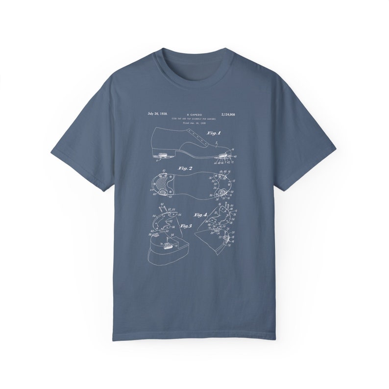 Tap Shoe Patent COMFORT COLORS tee * Balletcore Ballerina Pointe Tapper Dancer * Dance Teacher Tshirt Gift * Swing Broadway Musical Theater image 6