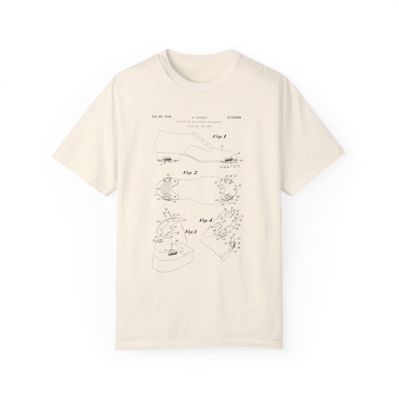 Tap Shoe Patent COMFORT COLORS tee * Balletcore Ballerina Pointe Tapper Dancer * Dance Teacher Tshirt Gift * Swing Broadway Musical Theater image 4