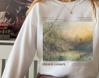 ACOTAR ACOMAF Dawn Court SJM Merch Sudadera * Inner Circle Feyre Rhysand * Witchy Goth Bookish Book Lover Gift Romance Reader