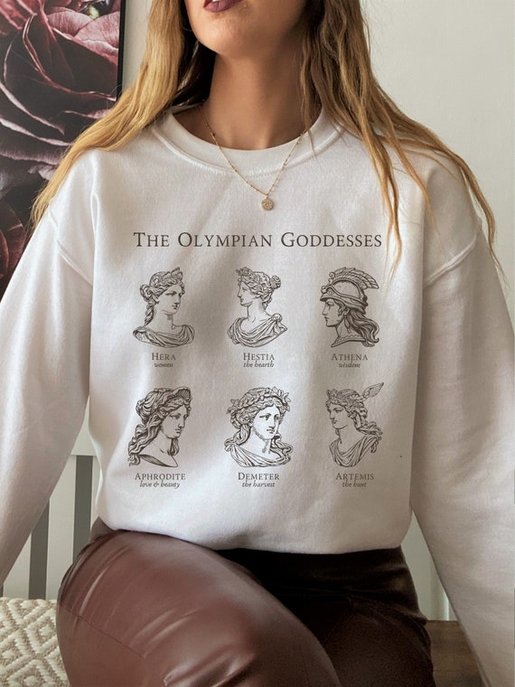 The Goddesses Greek Mythology Classic Literature Sweatshirt  