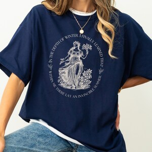 Demeter Harvest Goddess Tshirt * Albert Camus Summer Quote Illiad Greek ...