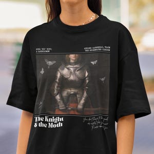 The Knight & the Moth Comfort Colors Tee LICENSED Rachel Gillig Stonewater Kingdom Romantasy Fandom Merch Reader Gift Bartholomew Castlecore