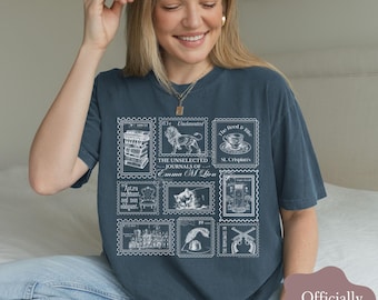 LICENSED Emma M Lion Stamp Comfort Colors Tshirt St. Crispian's Reprobates Alchemy Undaunted Reed & Rite Book Club Bookish Fandom Merch Gift