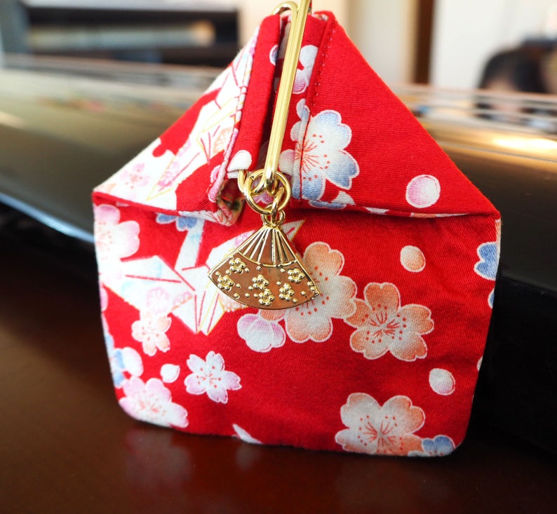 Coin purse Triangle Coin purse metal closure unique coin Etsy