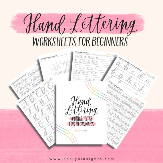 Lettering Connections Workbook - Ensign Insights