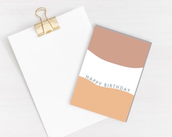 Happy Birthday Greeting Card - birthday celebration card