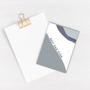 Best Dad Ever Greeting Card - Father&#39;s Day greeting card