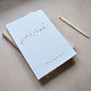 Gratitude Daily Reflection Journal Gold Foiled image 4