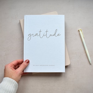 Gratitude Daily Reflection Journal Gold Foiled image 1