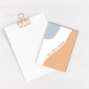 Tarjeta de felicitación Get Well Soon - tarjeta de bienestar