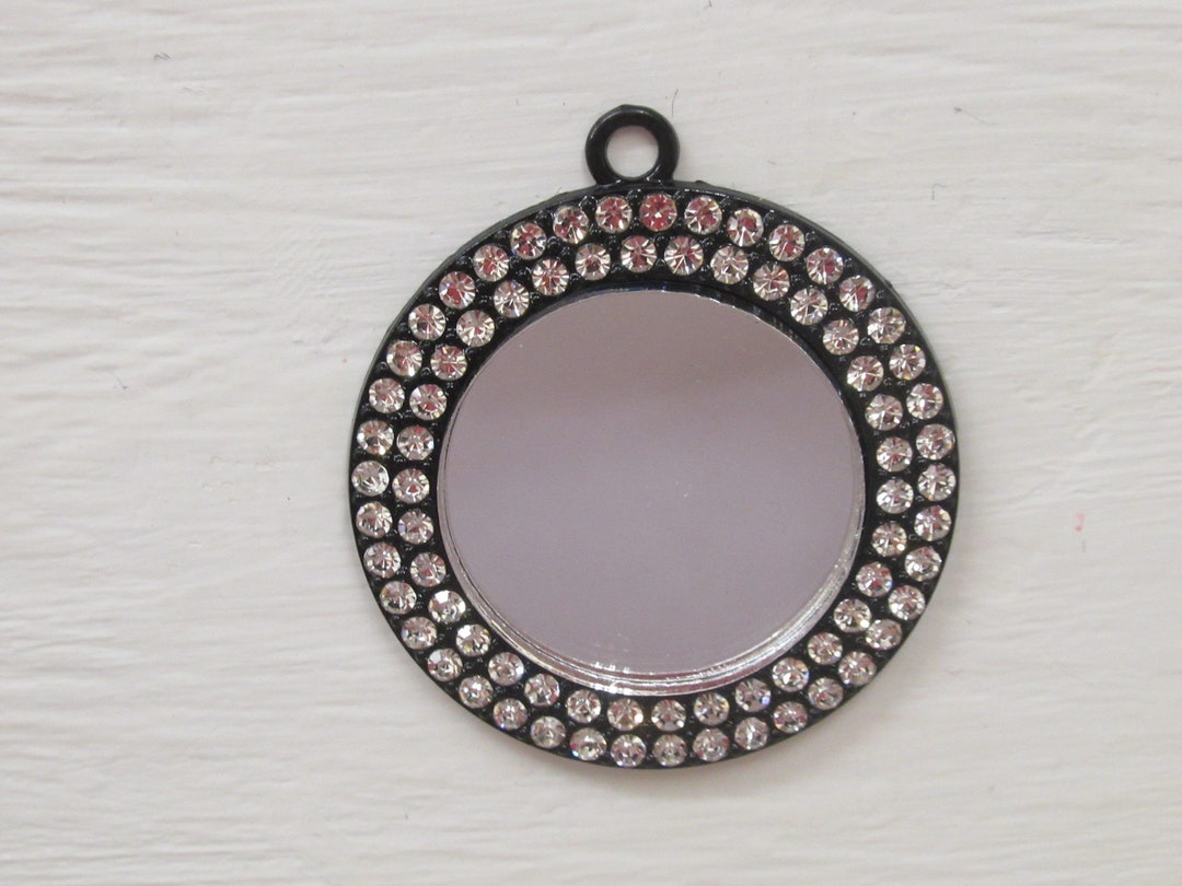 Dolls House Mirror Black Decorated Frame 112th Scale Etsy