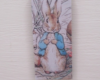 Dolls House Peter Rabbit Picture Nursery Miniature 1:12 Scale Wall Art Decor