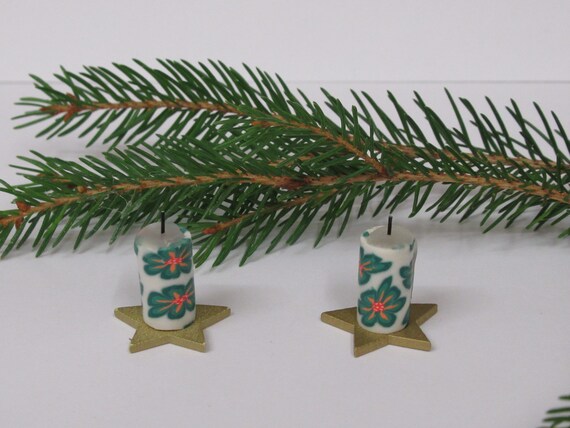 dolls house christmas tree with lights