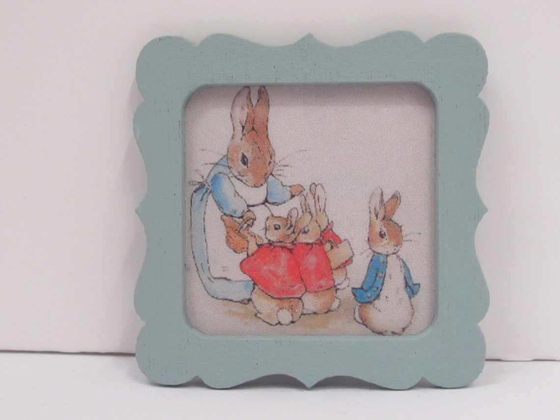 Dolls House Nursery Picture Peter Rabbit Scene Framed - Etsy