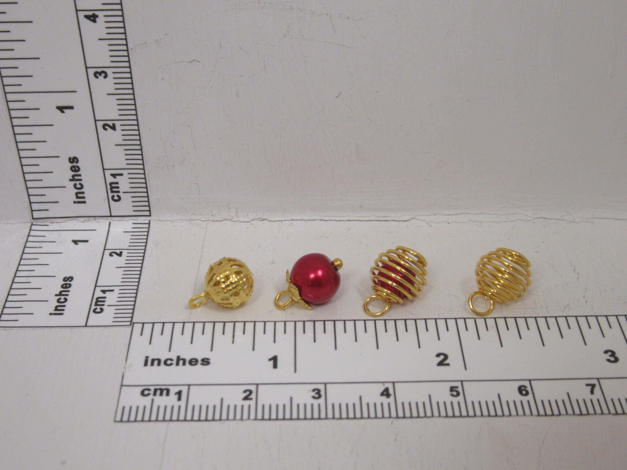 Dolls House Christmas Tree Decorations 12 Red and Gold Baubles Etsy