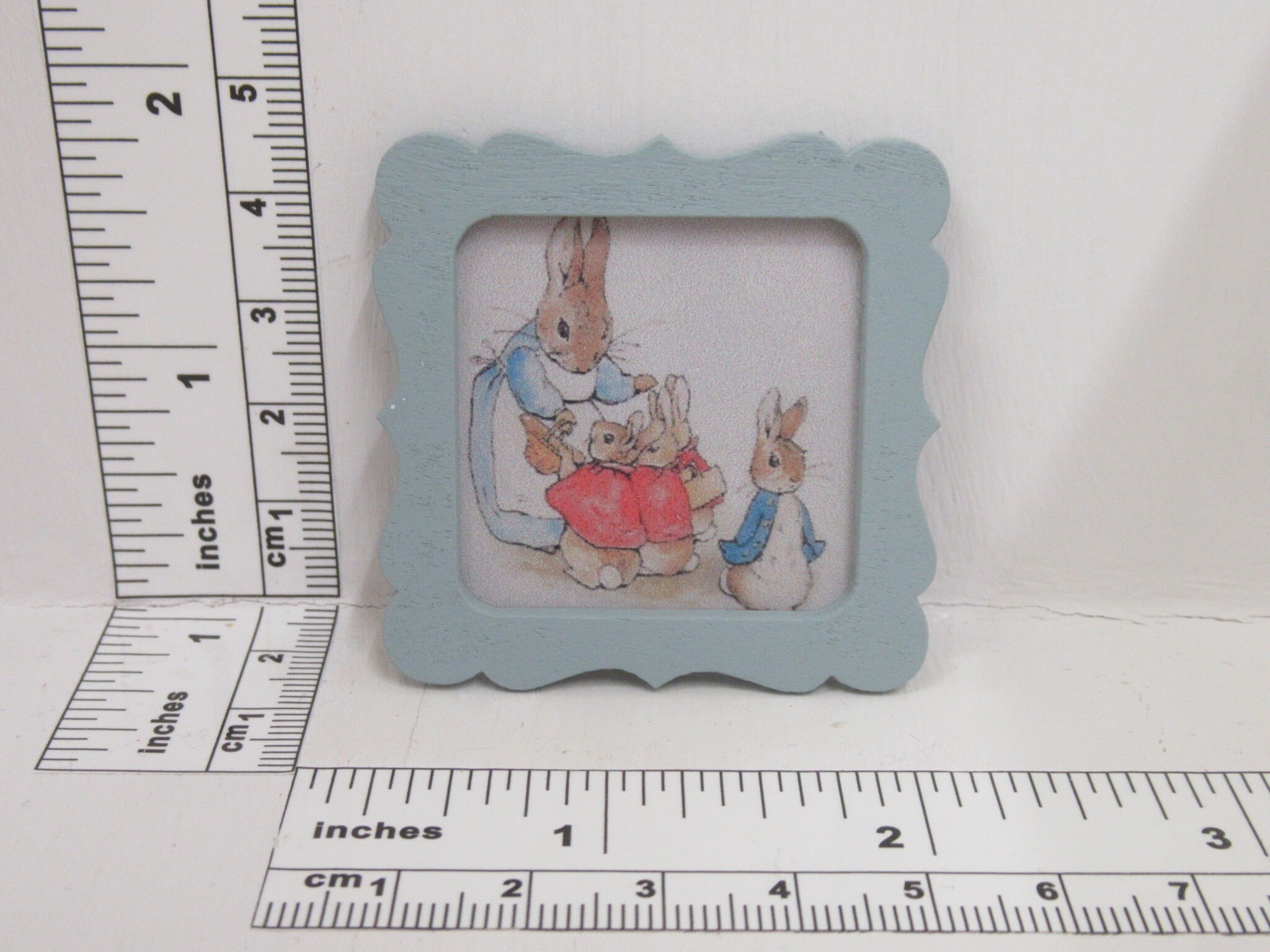 Dolls House Nursery Picture Peter Rabbit Scene Framed - Etsy