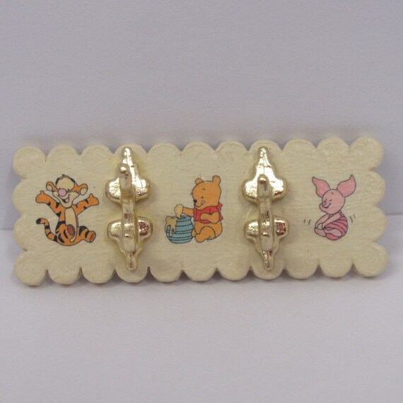 Dolls House Coat Rack Hooks Winnie the Pooh Theme Miniature Nursery Clothes Robe Towel Wall Rail 1 12 Scale Etsy