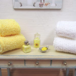 Melody Jane Dollhouse Bath Tray Bridge & Toiletries Reutter Miniature...
