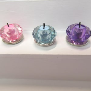 Dolls House Candle Choice of Colours 1:12th Scale Miniature Accessories