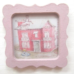 Miniature Picture of the Dolls House in Beatrix Potter’s Two Bad Mice 1:12 Scale