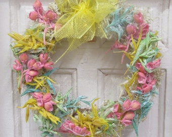 Dolls House Wreath Floral 1:12th Scale