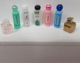 Dolls House Bathroom Bottles 1:12th Scale Miniature Accessories