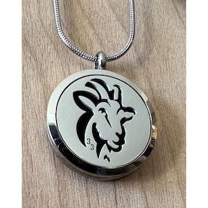 BMFS Goat Essential Oil Diffuser Necklace