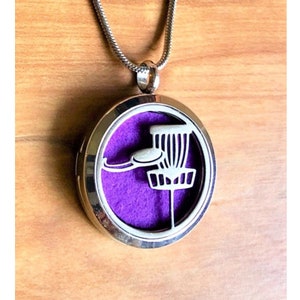 Disc Golf Banging Chains Essential Oil Diffuser Necklace