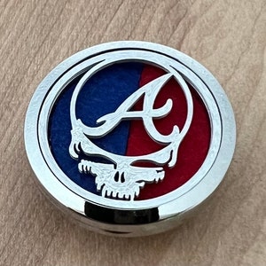Atlanta Braves Steal Your Face Essential Oil Diffuser Car Vent Clip
