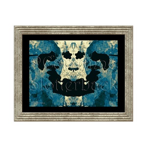 Printable Rorschach Art -inkblot Art, Abstract Print, Symmetry Artwork ...