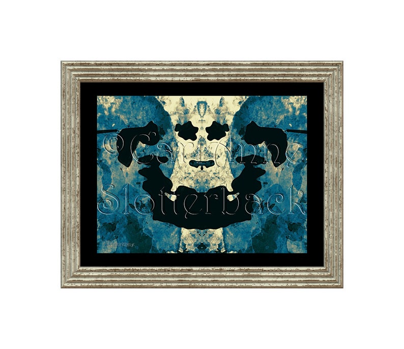 Printable Rorschach Art inkblot Art Abstract Print Symmetry - Etsy