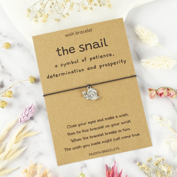Snail Bracelet Wish Bracelet Animal Bracelet Snail Totem - Etsy Snail Bracelet Wish Bracelet Animal Bracelet Snail Totem - Etsy